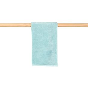 Living & Co Plush Plain Hand Towel Blue Light