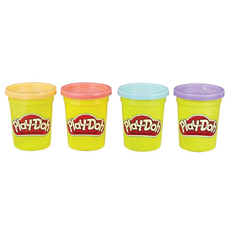 Play-Doh 4 Can Pack Multi-Coloured, , hi-res