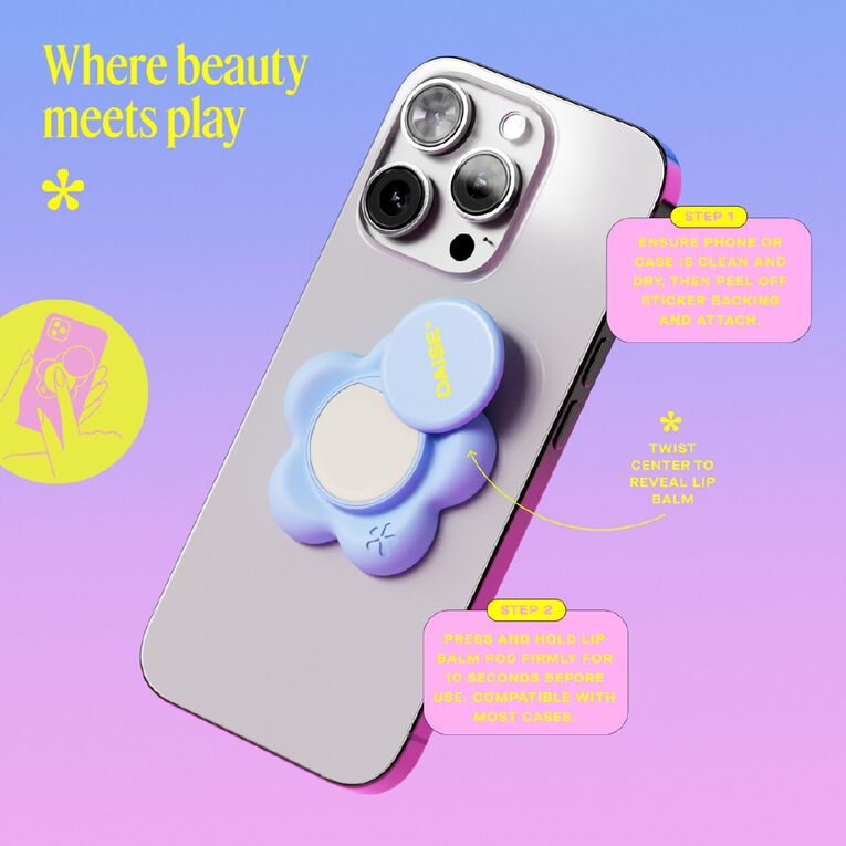 Daise Lip Service Lip Balm Phone Pod Coconut Breeze, , hi-res