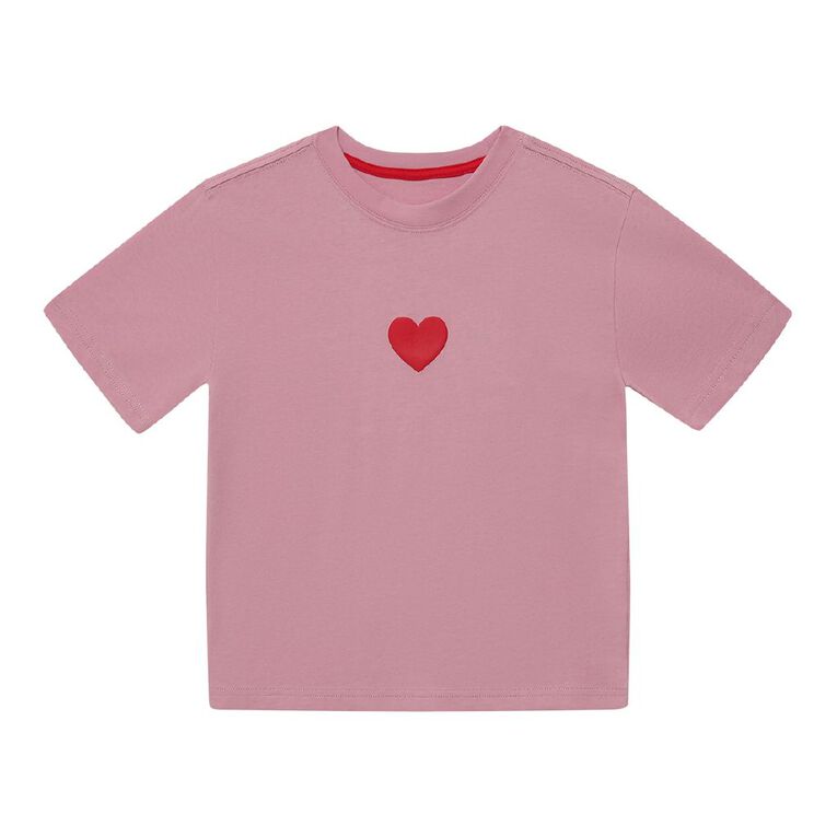 Young Original Short Sleeve Heavy Weight Tee, Pink Light, hi-res
