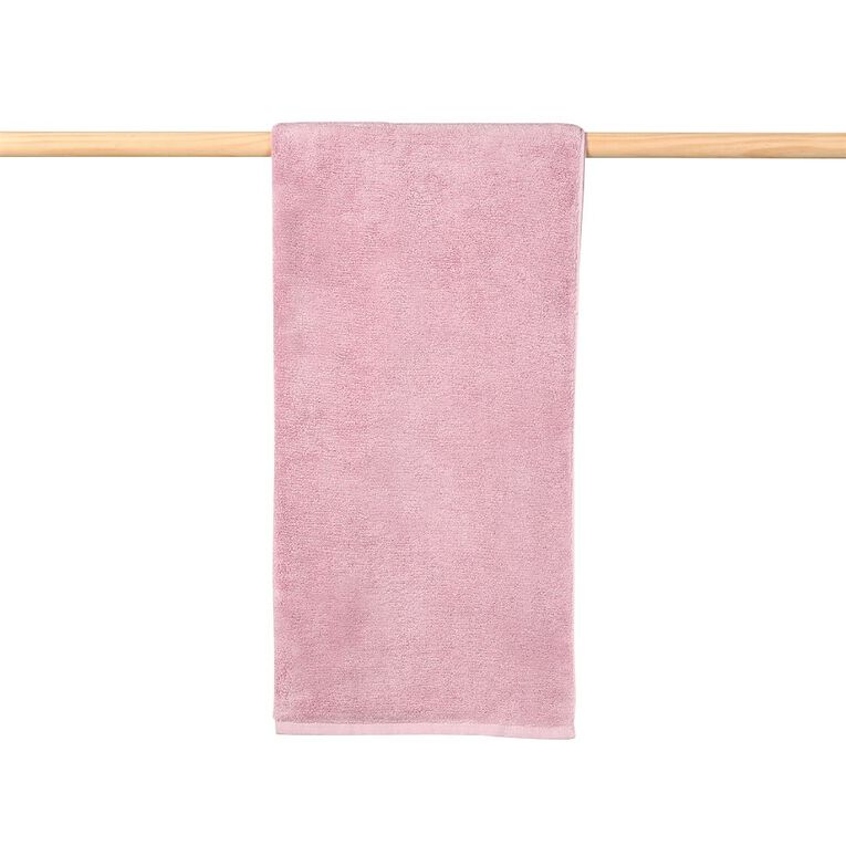 Living & Co Plush Plain Bath Towel Lilac, , hi-res