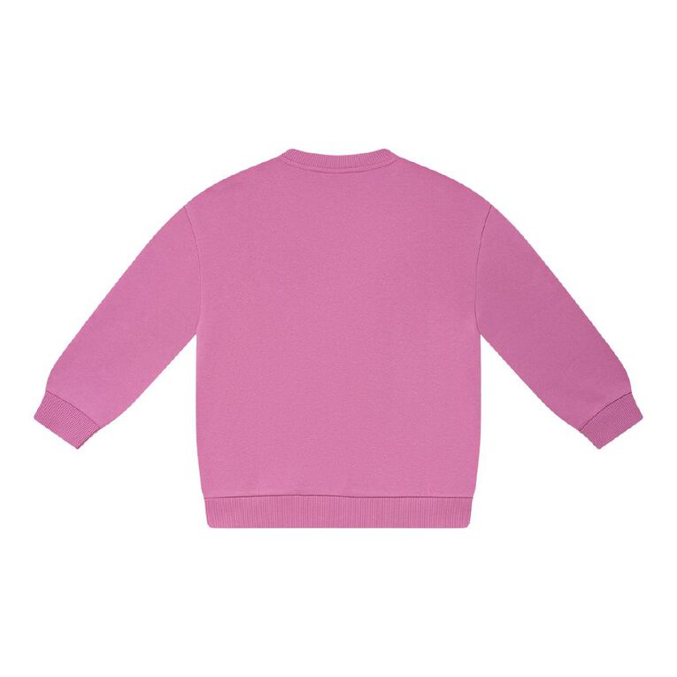 Young Original Plain Crew Sweat, Pink Mid, hi-res