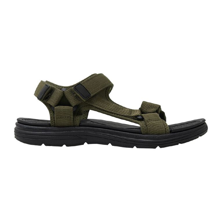 H&H Men's Leo Sandals, Green Dark, hi-res