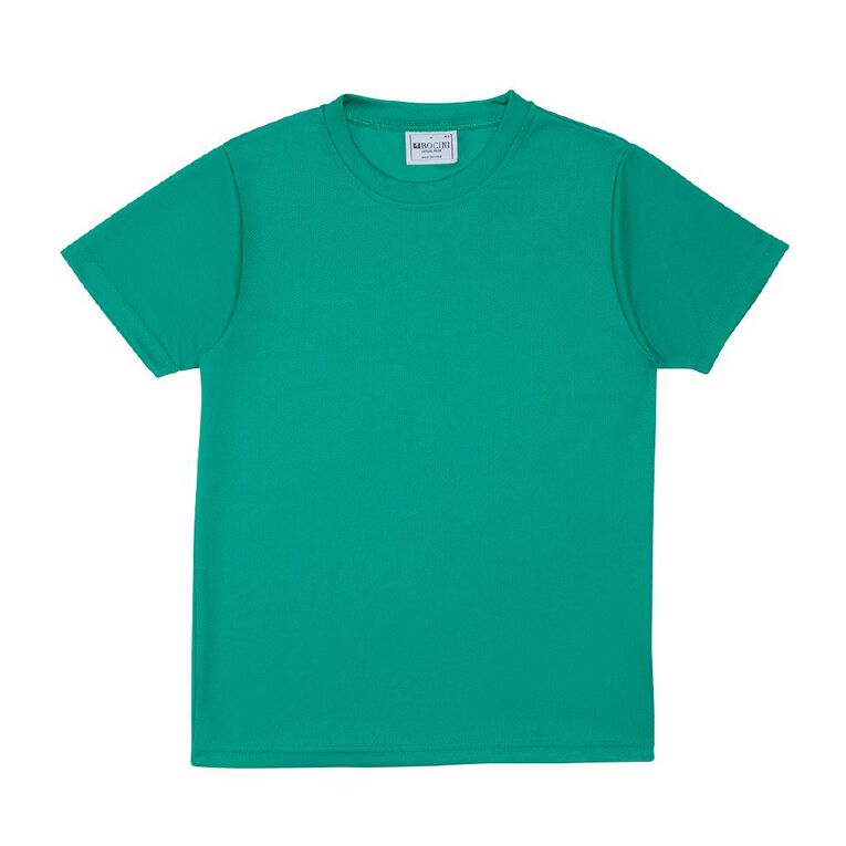Schooltex Kids' Breezeway Tee, Jade, hi-res