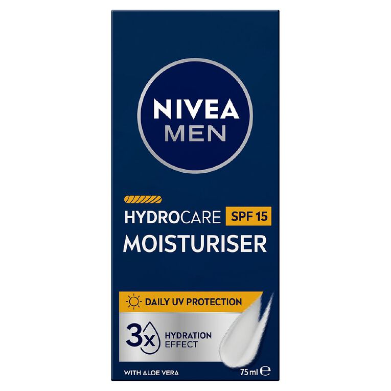 Nivea Men's SPF15 Protective Moisturiser 75ml, , hi-res