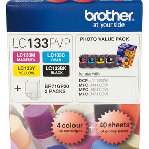 Brother Ink LC133 Photo Value 4 Pack (600 pages)