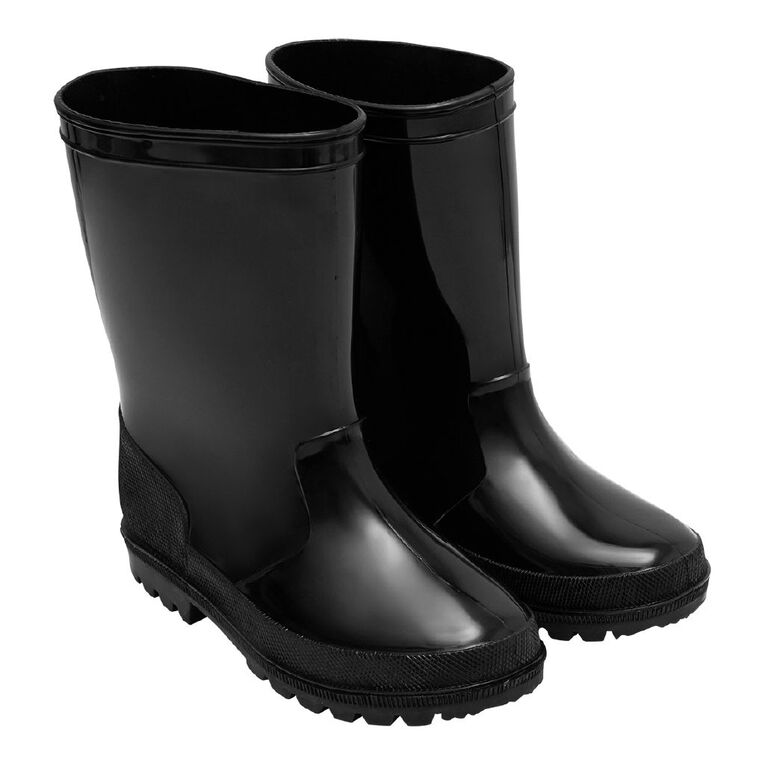 Young Original Senior Kids' Essential Gumboots, Black, hi-res