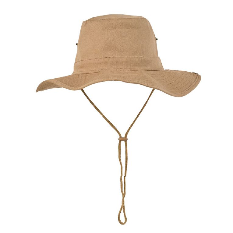 H&H Men's Button Cricket Hat, Beige, hi-res
