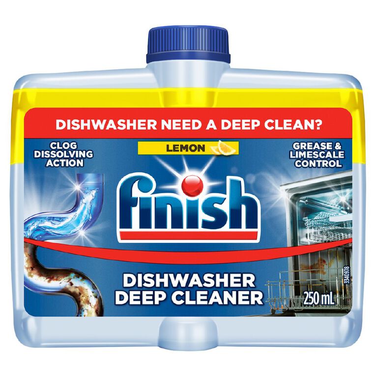 Finish Dishwasher Cleaner Lemon 250ml, , hi-res