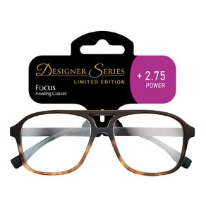 focus reading glasses beckham +2.75 1 each