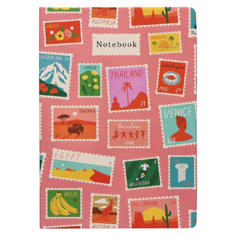 Uniti Stationery Postcard A5 Notebook, , hi-res