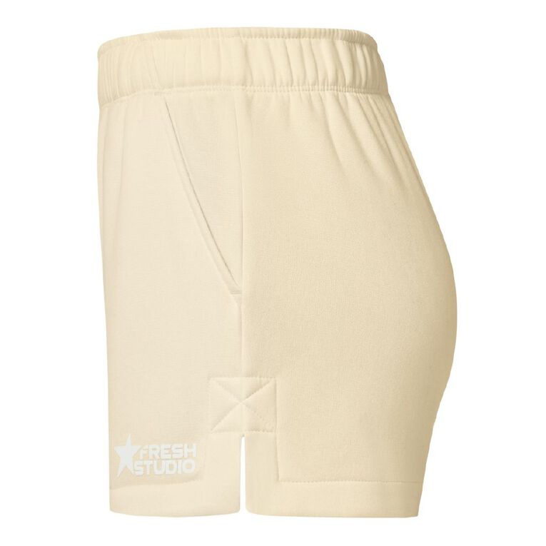 Garage Women's Fresh Fleece Short, Yellow Light, hi-res