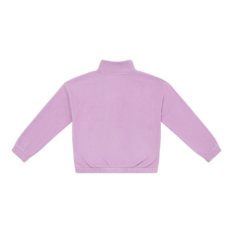 Young Original Microfleece Zip-Thru, Purple Mid, hi-res
