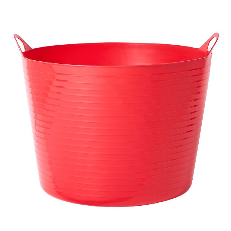 Living & Co Round Flexi Tub Red 26L, , hi-res