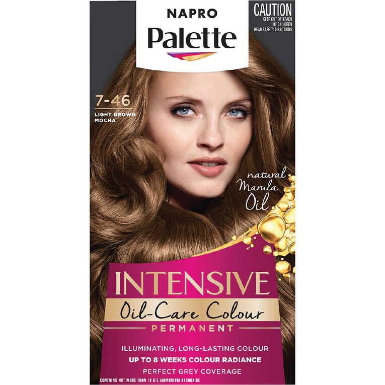 Napro Palette Hair Colour Light Brown Mocha 7-46, , hi-res