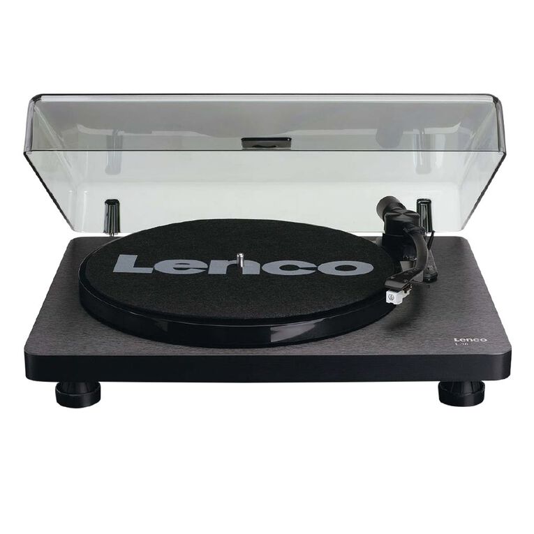 Lenco L30BK Belt-Drive Turntable with MMC Cartridge Black, , hi-res