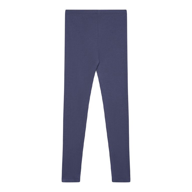 Young Original Rib Leggings, Blue Dark, hi-res
