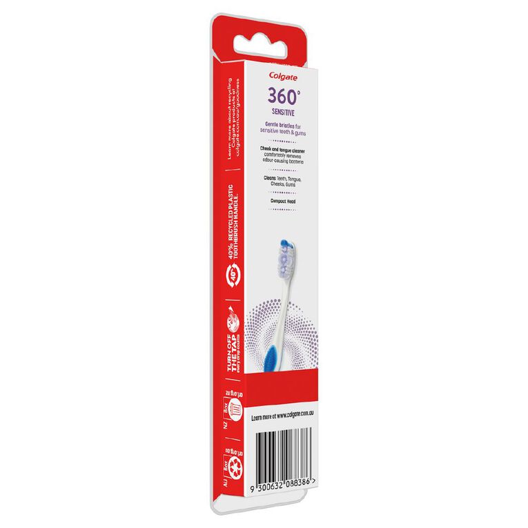 Colgate 360 Sensitive Pro Relief Toothbrush 2 Pack, , hi-res