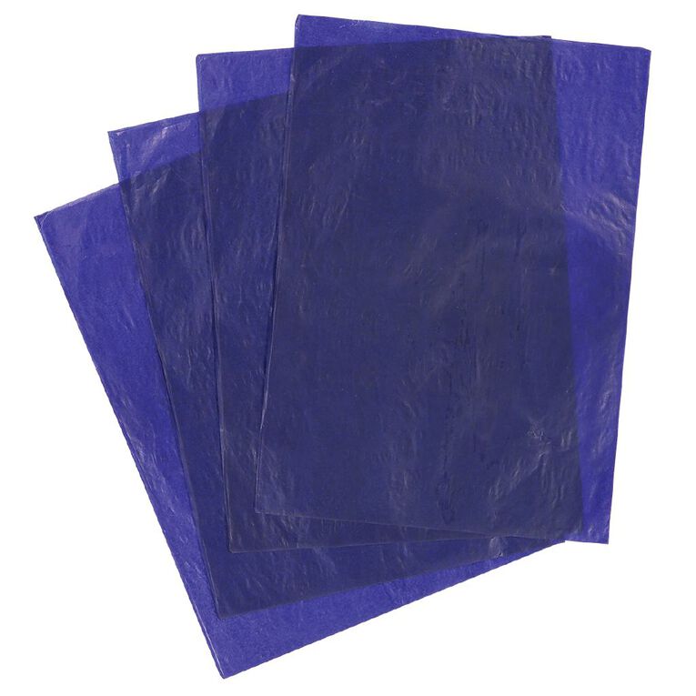WS Paper Carbon 4 Sheets Blue Mid A4, , hi-res