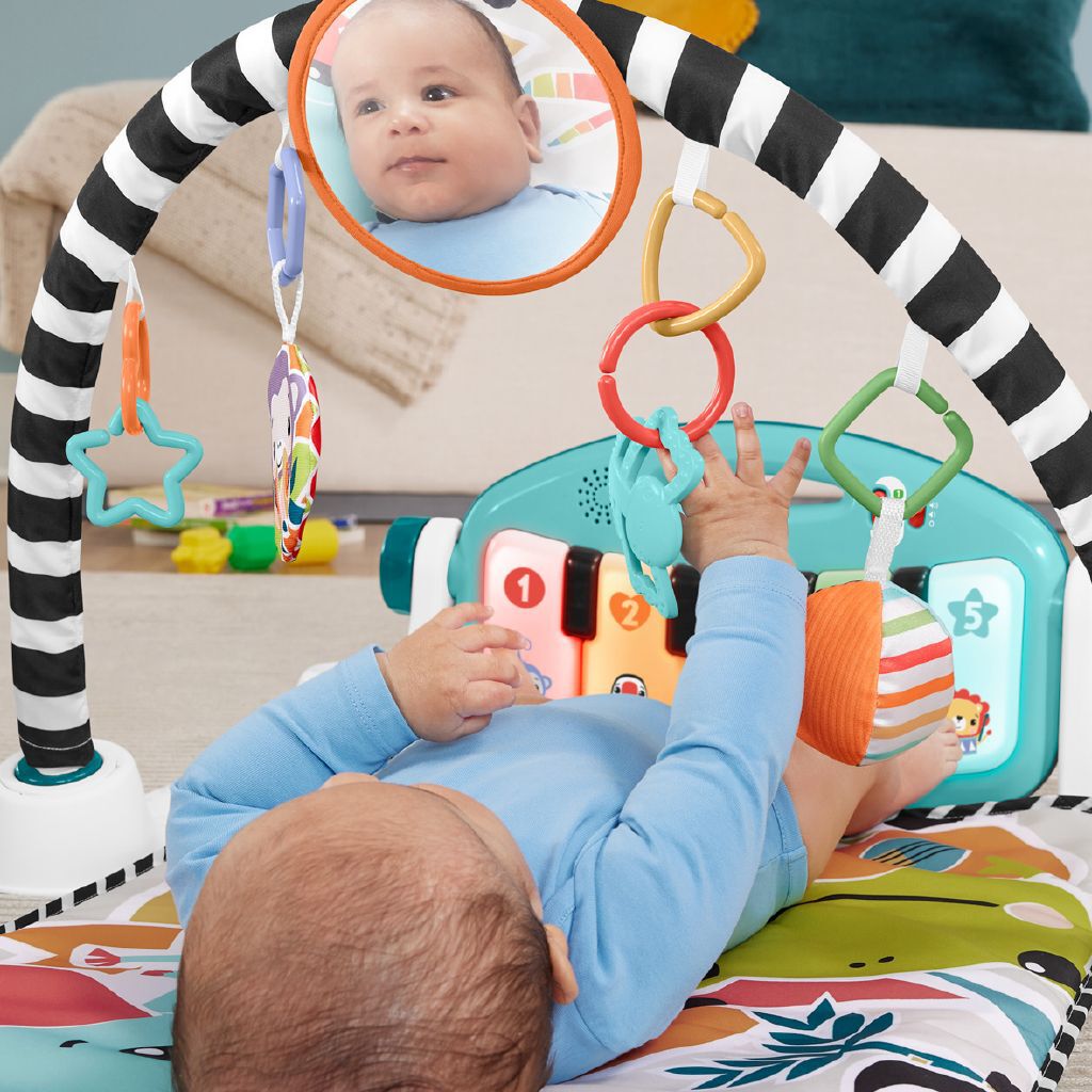fisher price kick and play gym