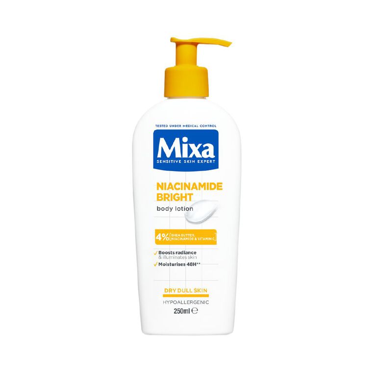 Mixa Niacinamide Bright 4% Niacinamide Lotion 250ml, , hi-res