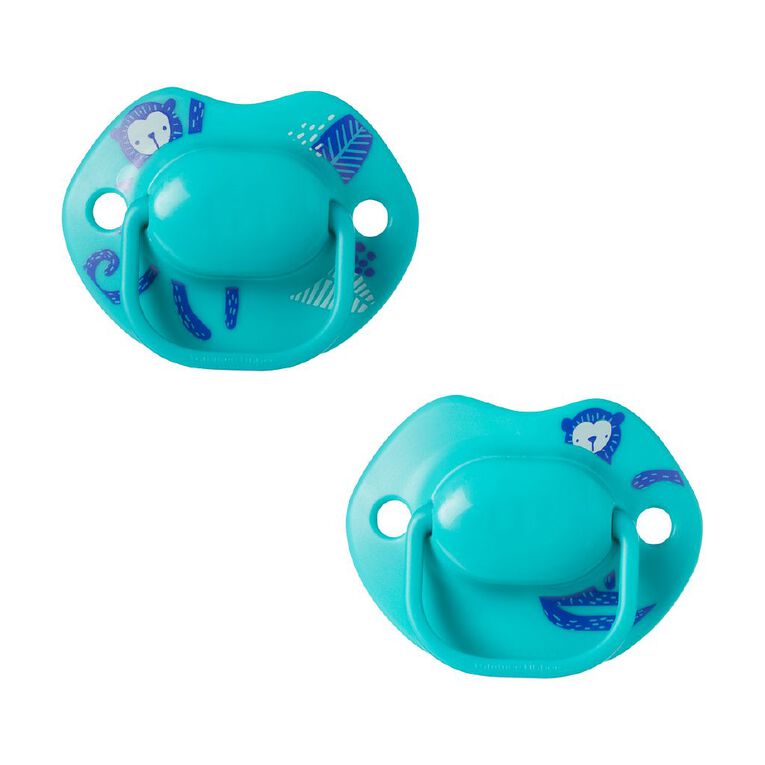 Tommee Tippee Closer to Nature Silicon Soother 0-6 Months 2 Pack, , hi-res