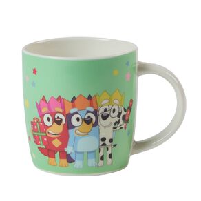Bluey Christmas Ceramic Mug Green
