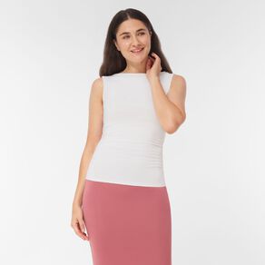 H&H Women's Contour Boat Neck Top