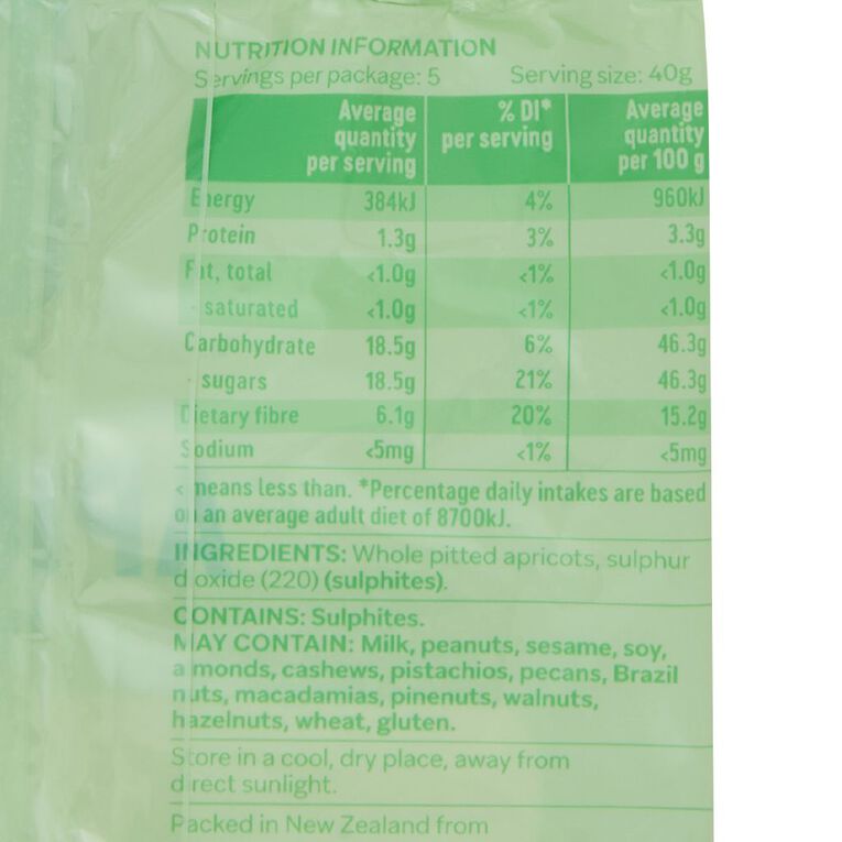 Market Kitchen Dried Apricots 200g, , hi-res