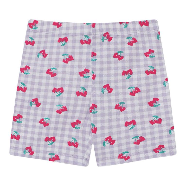 Young Original All Over Print Bike Shorts, Purple Light, hi-res