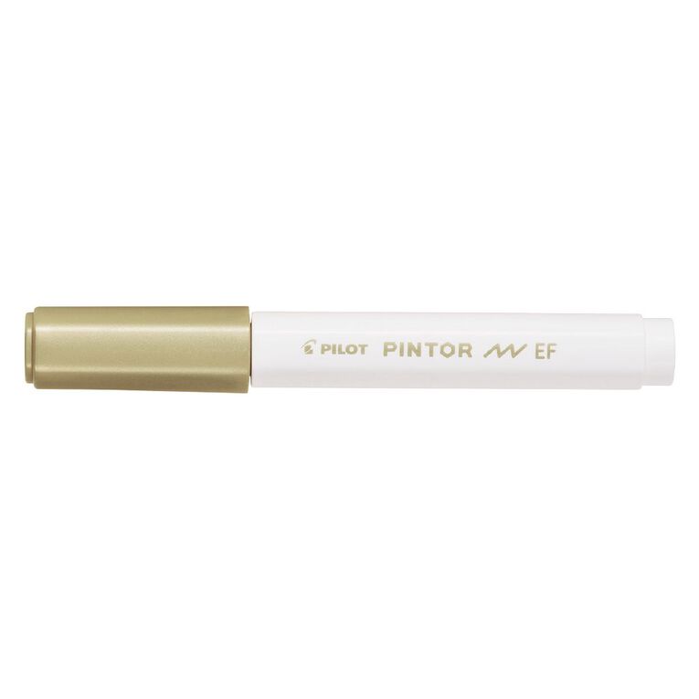 Pilot Pintor Extra Bullet 2.3mm Fine Tip Marker Gold, , hi-res