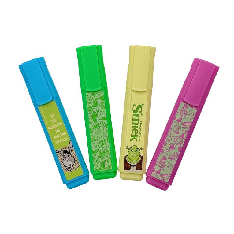Shrek Highlighters 4 Pack, , hi-res