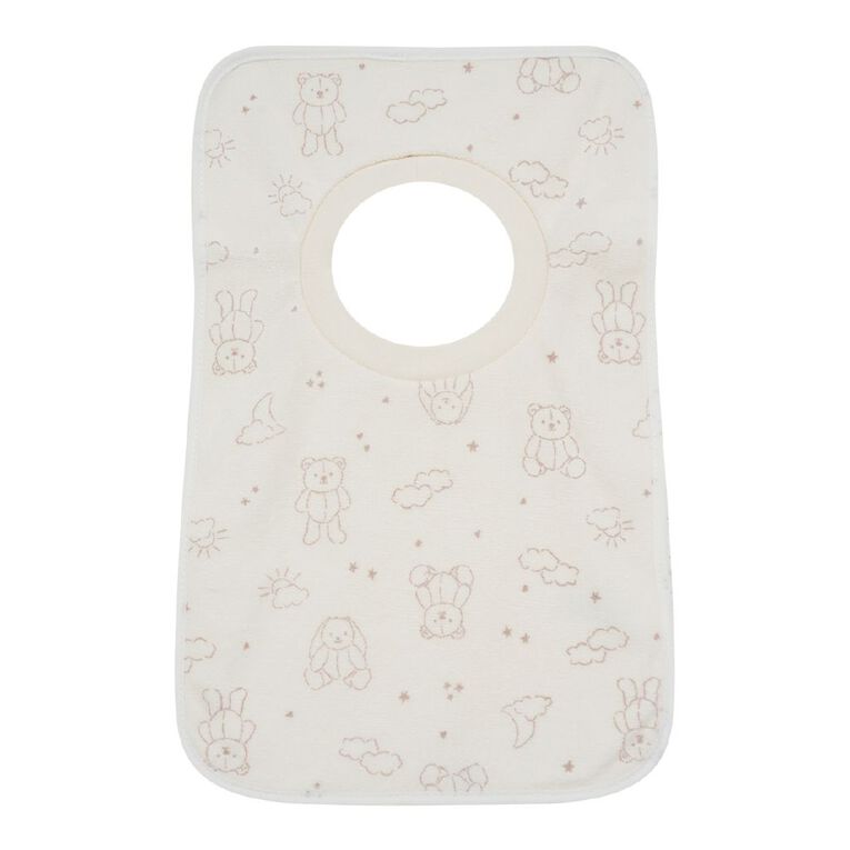 Young Original Babies' Pull Over Bibs 3 Pack, Cream, hi-res