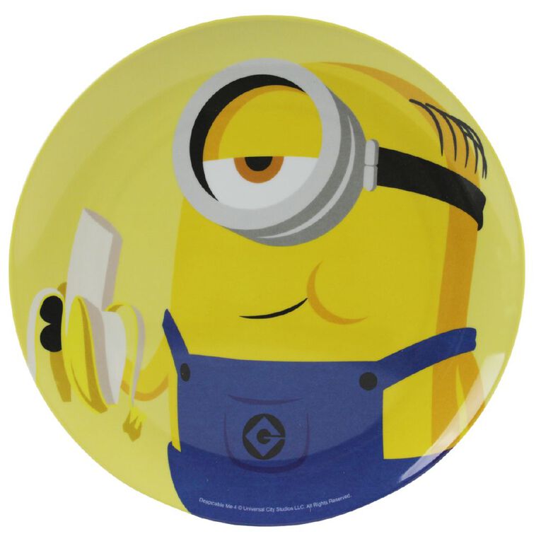 Minions Melamine Plate Yellow, , hi-res