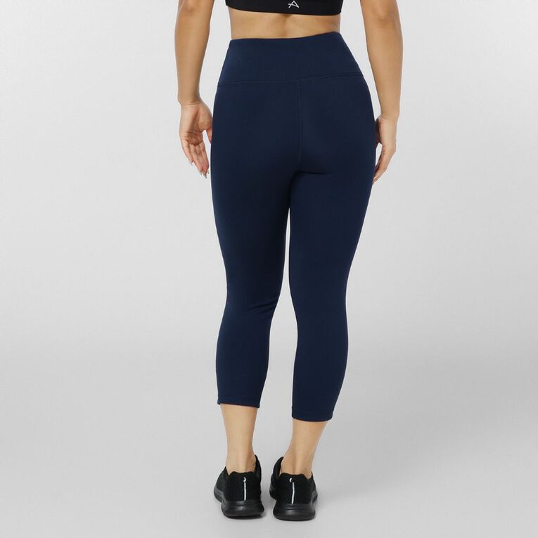 Active Intent Women's Cooldry Core Crop Leggings, Blue Dark, hi-res