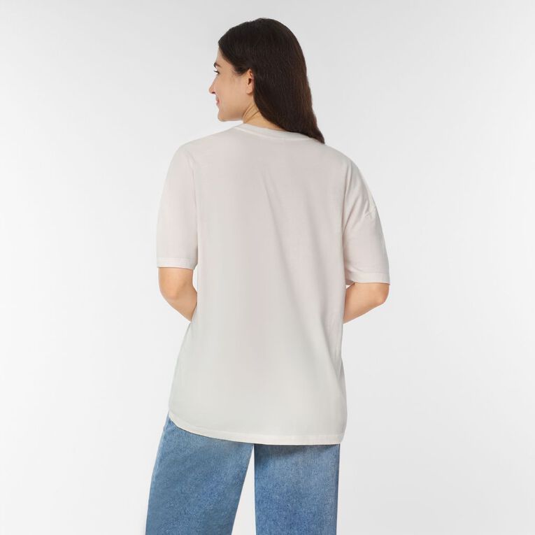 Stranger Things Women's Steve Tee, Cream, hi-res