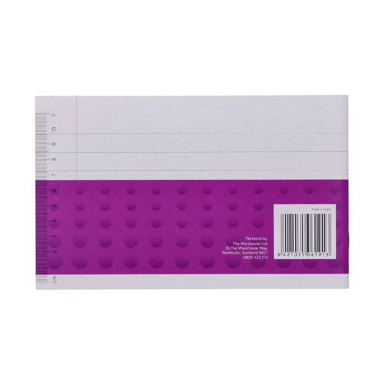 WS Exercise Book 1F2 12mm 24 Leaf Purple, , hi-res