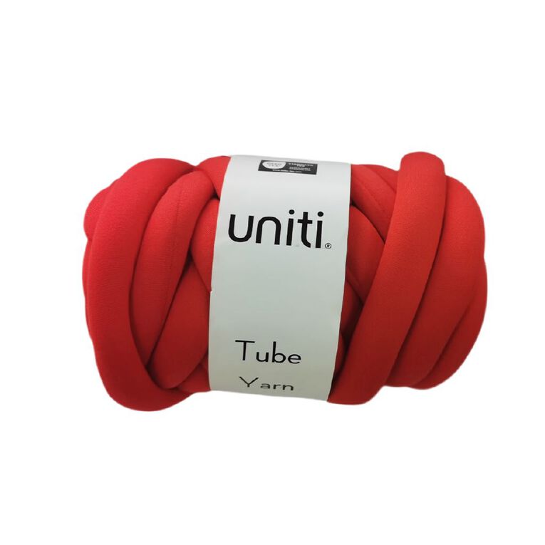 Uniti Tube Yarn Red 250g, , hi-res