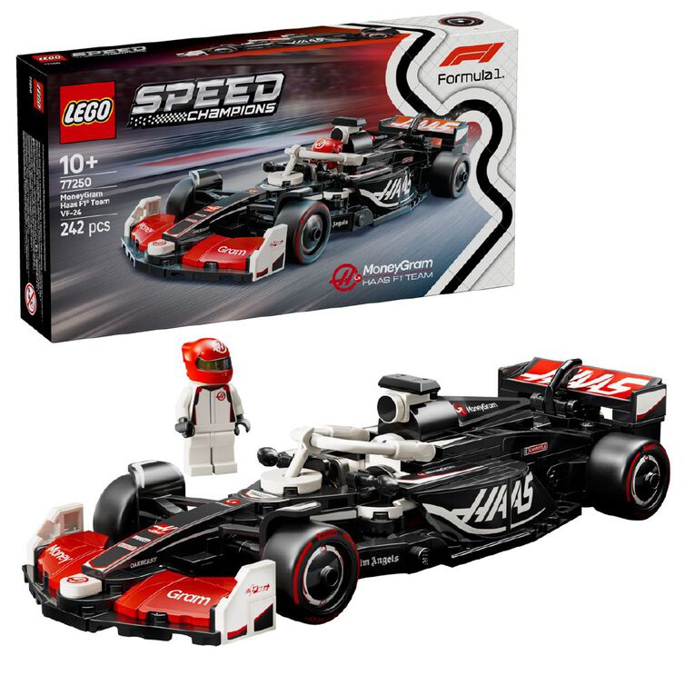 LEGO Speed Champions MoneyGram Haas F1 Team VF-24 Race Car 77250, , hi-res