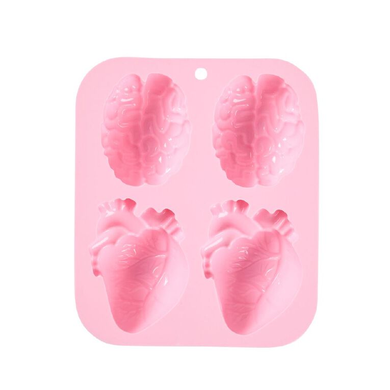 Scarehouse Heart & Brain Silicone Mould, , hi-res