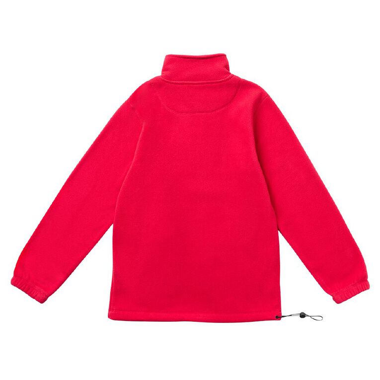Schooltex Kids' Polar Fleece Top, Red Mid, hi-res