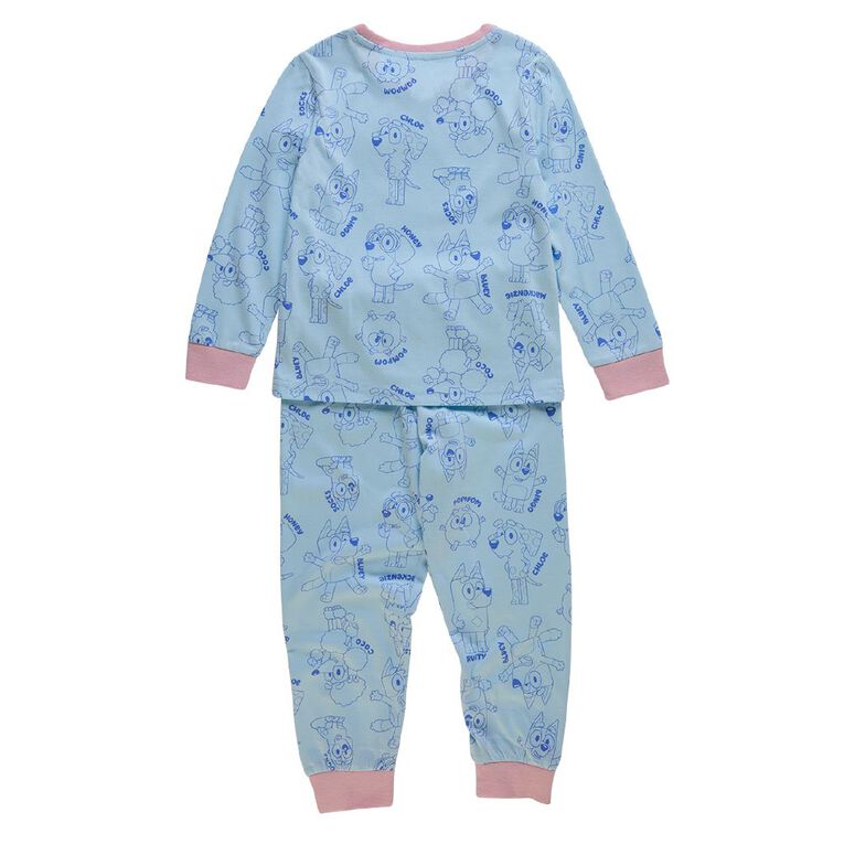 Bluey Girls' Knit Pyjama Sets 2 Pack, Pink Light, hi-res