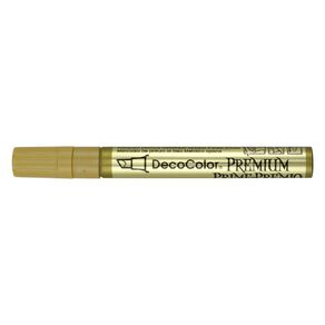 MARVY #350 Decocolor Premium Chisel Tip Paint Marker Gold