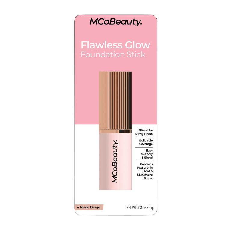MCoBeauty Flawless Glow Foundation Stick - 4 Fair - Medium, , hi-res