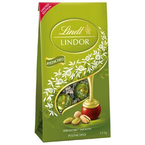 Lindt Lindor Pistachio Pouch Bag 123g
