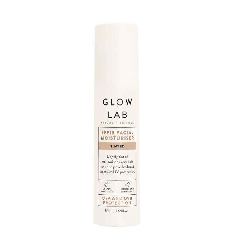 Glow Lab Tinted SPF15 Facial Moisturiser 50ml, , hi-res