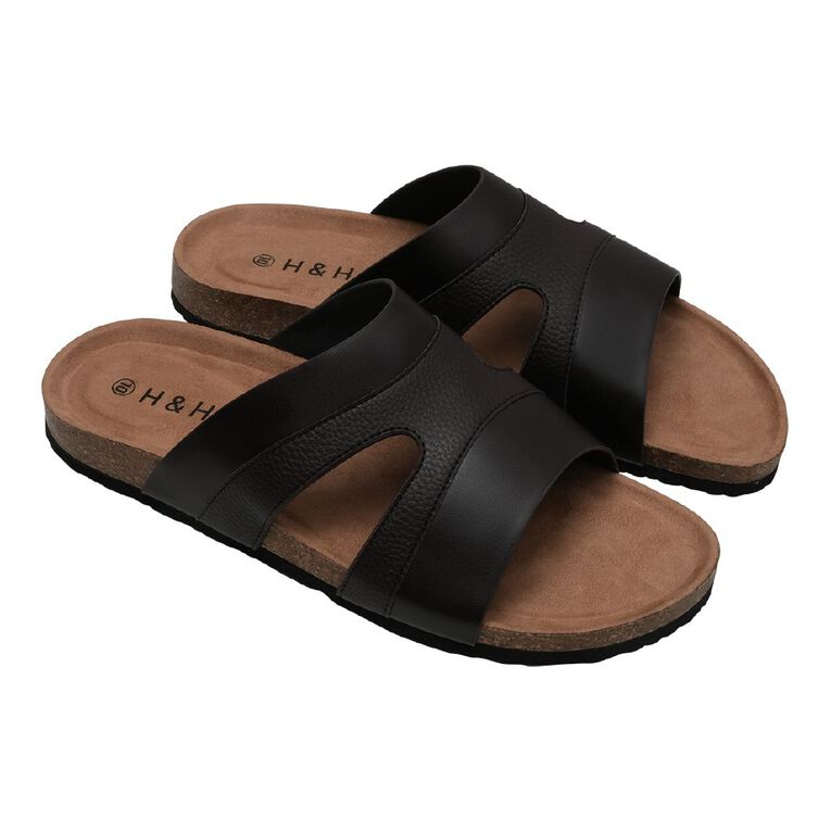H&H Men's Andre Sandals, Brown, hi-res