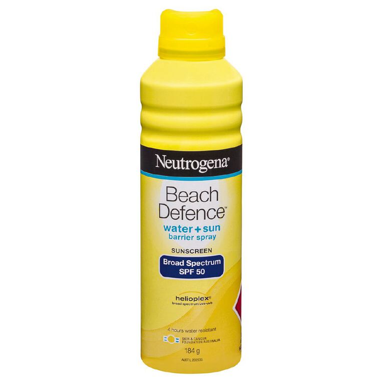 Neutrogena Beach Defence SPF50 Sunscreen Spray 184g, , hi-res