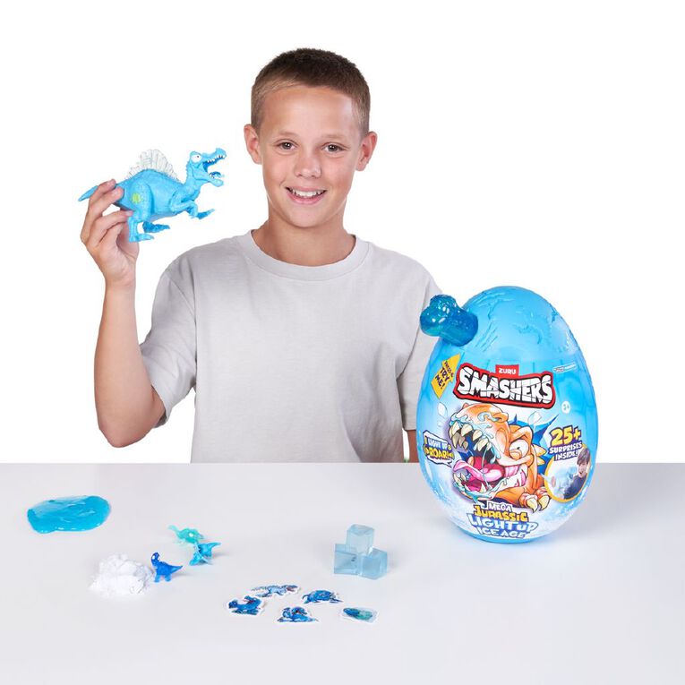 Zuru Smashers Dino Ice Age Light Up Series 1 Mega Egg, , hi-res