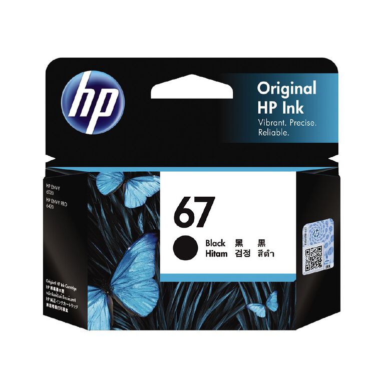 HP 67 Ink Black 120 Pages, , hi-res